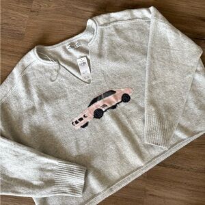 Hollister Light Gray Sweater
